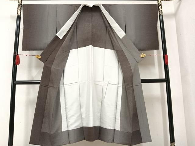 平和屋着物●長襦袢 無双仕立て 間道 正絹 AABA3770ph