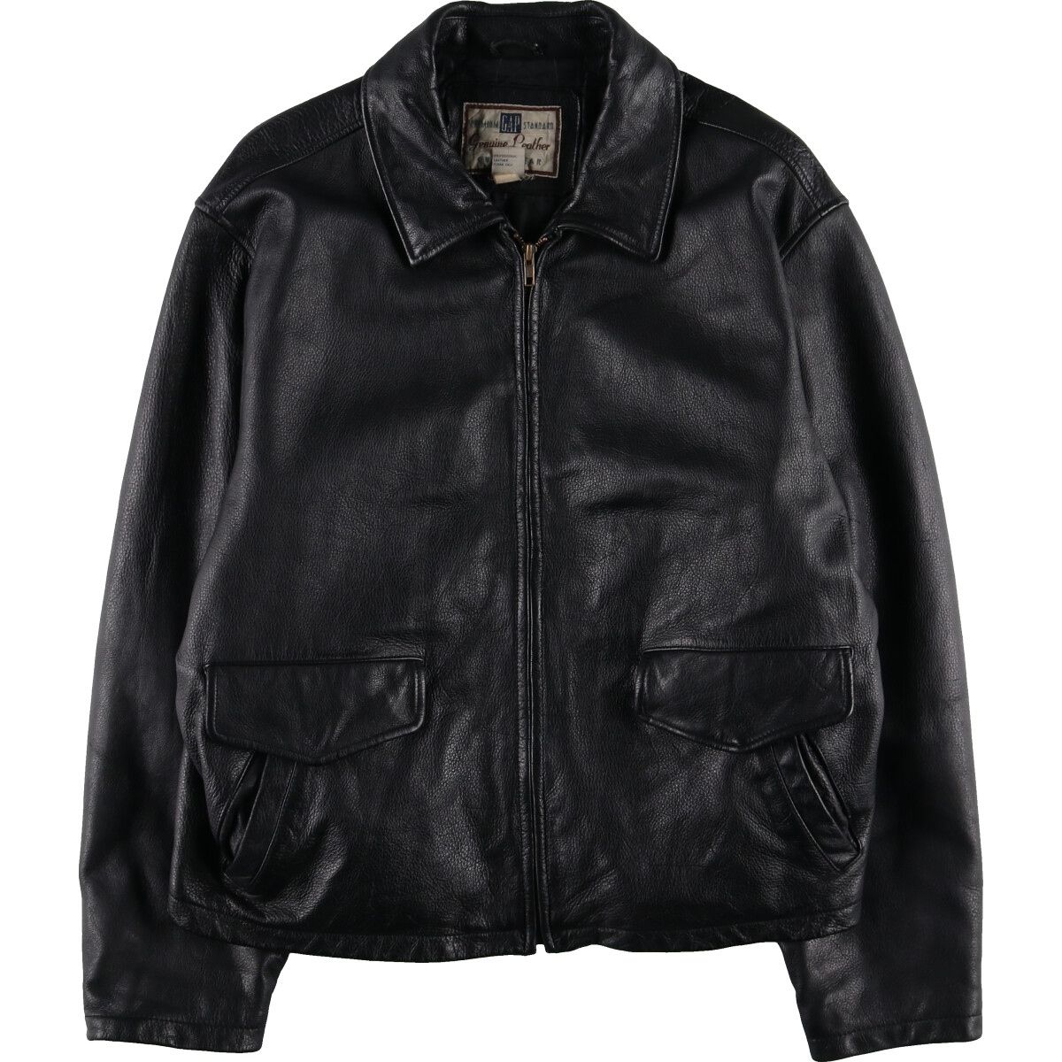 古着 90年代 ギャップ GAP オールドギャップ レザーブルゾンタイプ 