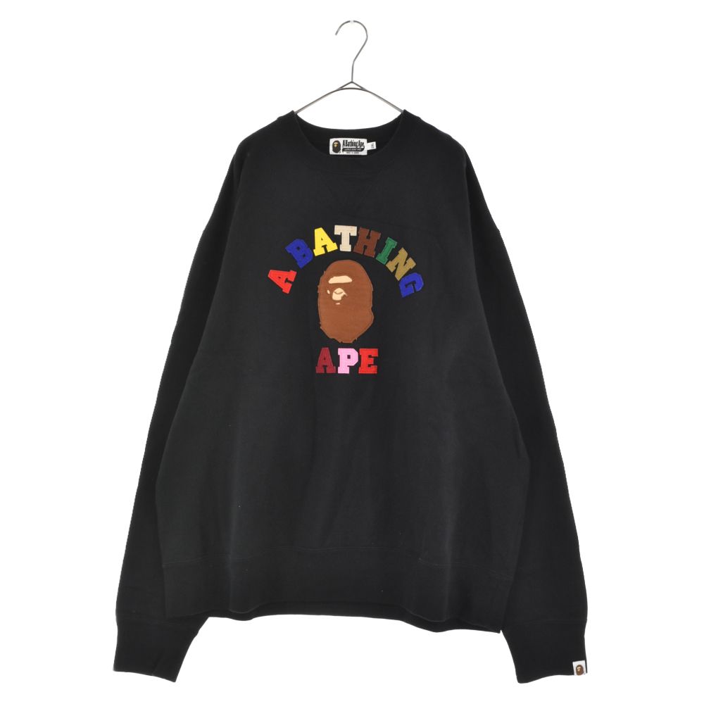 A BATHING APE (アベイシングエイプ) COLLEGE APPLIQUE RELAXED