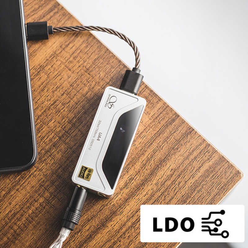  4.4 mm ンスポータブルDACアンプ UA 4 Titanium チタニウム ハイレゾ対応 TI ポータブルアンプ DAC ヘッドホンアンプ DAC