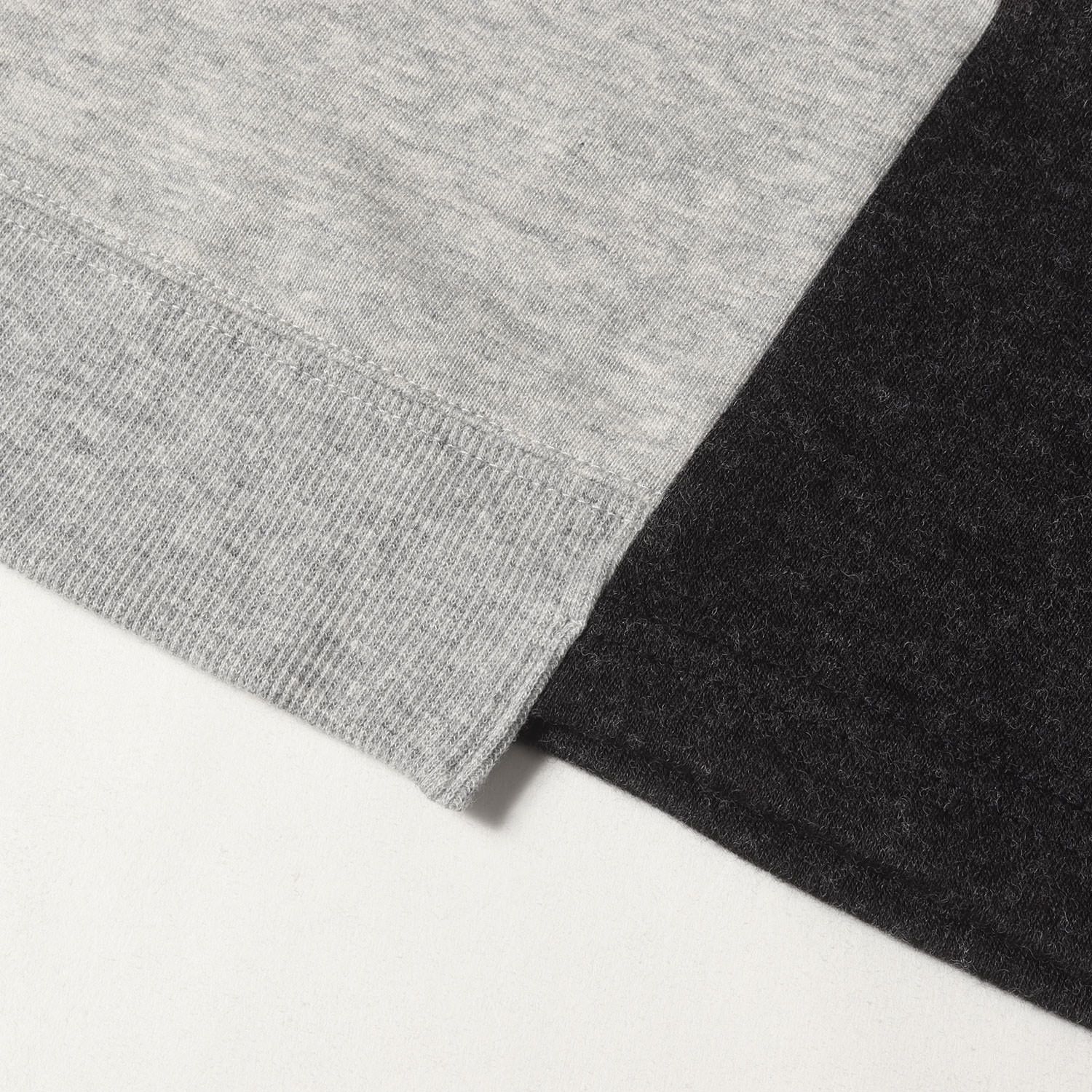 WHIZLIMITED ウィズ リミテッド スウェット グレー ブラック サイズ:M | ニット コンビ クルーネック スウェットシャツ | トップス トレーナー プルオーバー 【メンズ】【中古】【K4550】 WHIZLIMITED ウィズ リミテッド スウェット グレー ブラック サイズ:M