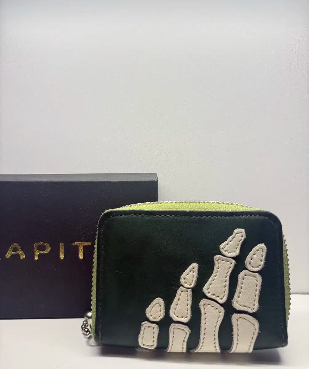 KAPITAL キャピタル ボーン カードウォレット グリーン