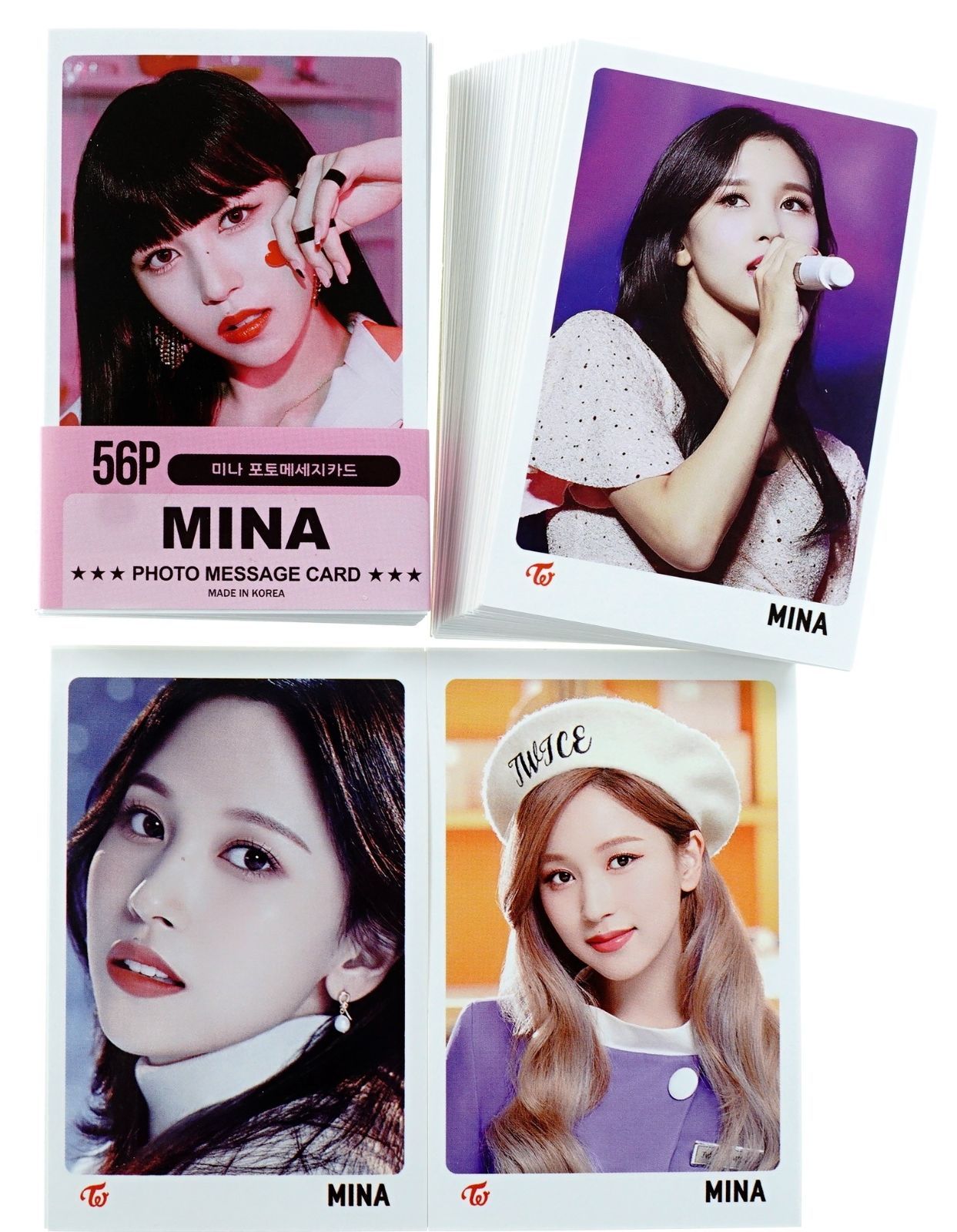 TWICE トゥワイス MINA ミナ グッズ 切な 【ステッカーセット 87枚入】 フォトステッカー/シールセット +