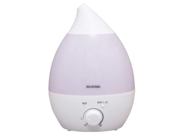 【新品・5営業日で発送】IRISOHYAMA アイリスオーヤマ アイリスオーヤマ UHM-280S-W 超音波式加湿器 しずく型 ホワイト(UHM280SW)