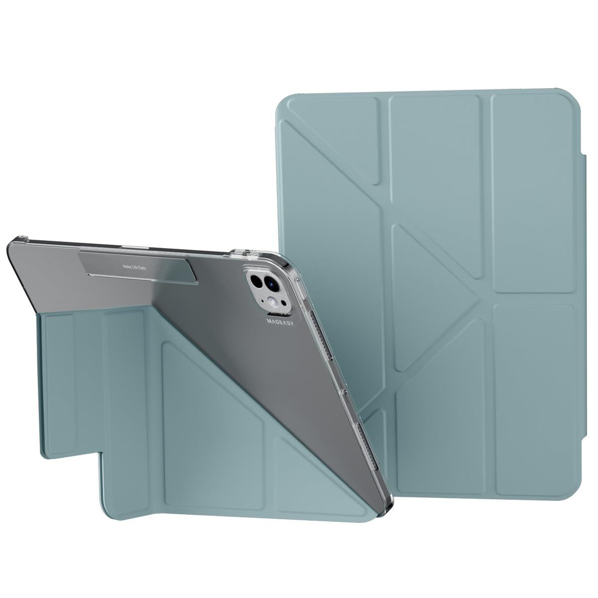 MagEasy iPad Pro 2025 11インチ 対応 ケース 手帳型 5WAY スタンド付き 保護 カバー 動画視聴 タイピング スタンド iPadPro アイパッドプロ 11 M4 対応 FACET エクスブルー