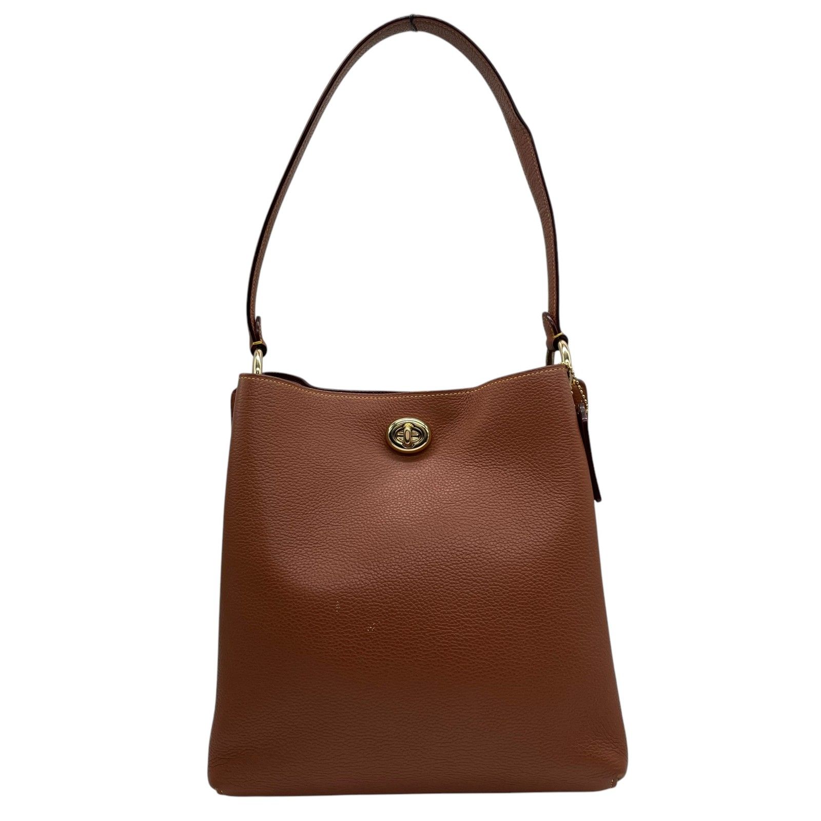 極美品 COACH コーチ 55200 チャーリー バケット バッグ ブラウン 茶色  