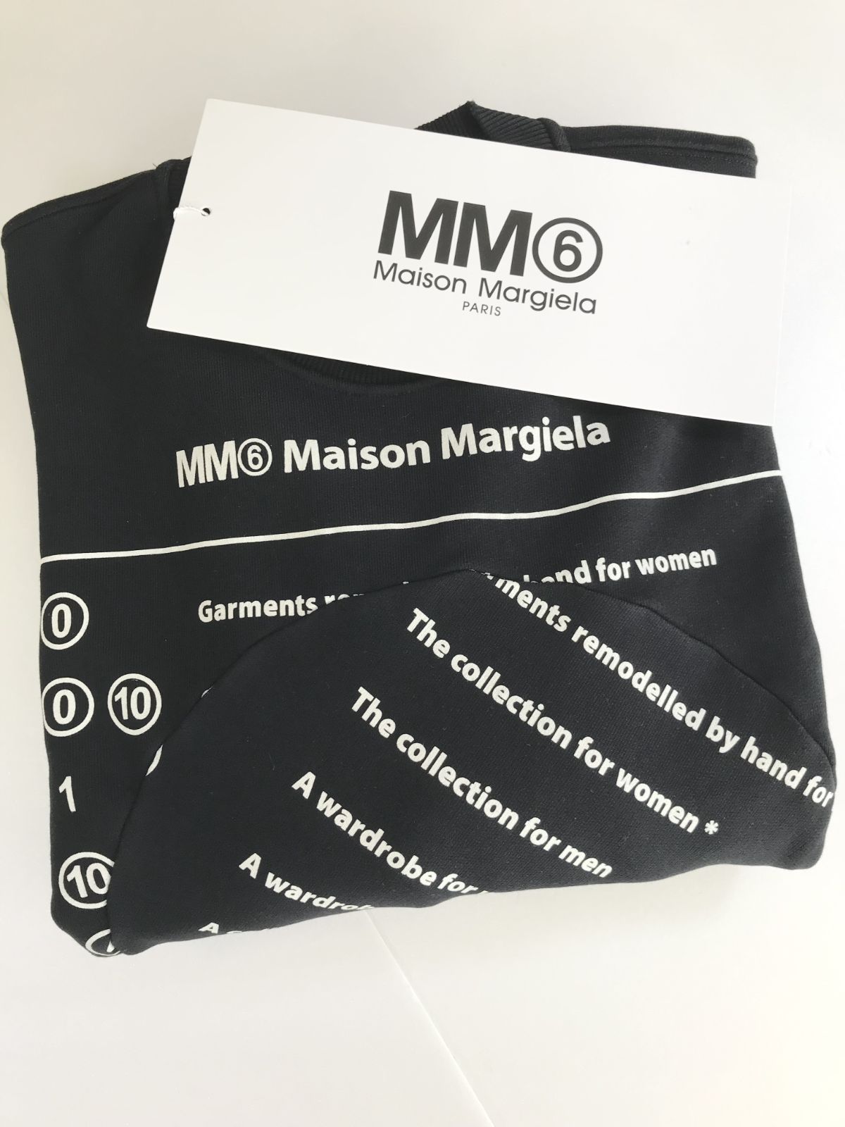MM6 Maison Margiela ナンバーロゴ スウェット ワンピース MM6 Maison Margiela ナンバーロゴ スウェット オーバーサイズ