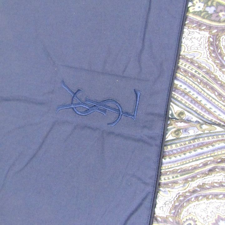 SAINT LAURENT - イヴ・サンローラン ダウンケット 未使用 150×200ｃｍ ブランド 寝具 箱ダメージ有 メンズ ブルー YVES SAINT LAURENT イヴ・サンローラン ダウンケット 未使用 150×200cm ブランド