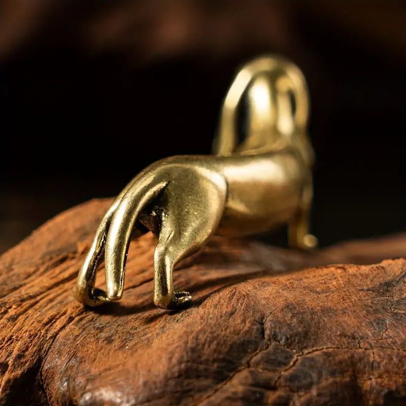 真鍮のダックスフンドの置物　アンティーク 真鍮のダックスフンドの置物 アンティーク 【公式通販】