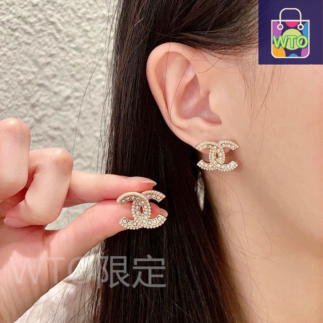 CHANEL ヴィンテージ ピアス ライオン オニキス CHANEL／シャネル／ヴィンテージ／レコード／ココマーク／ピアス