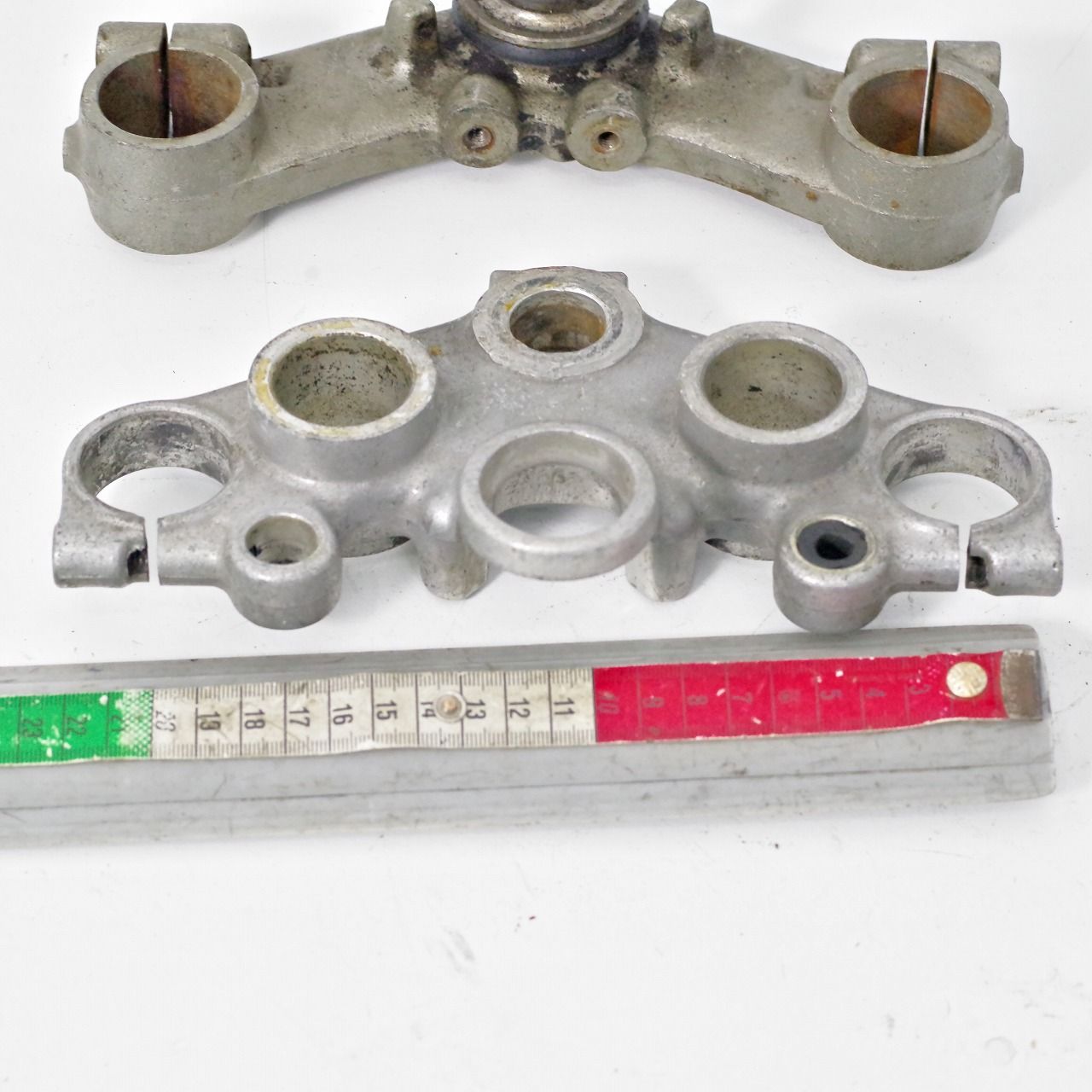 ヤマハ SR400 3HT 純正 ステム＋トップブリッジ 曲がり無し