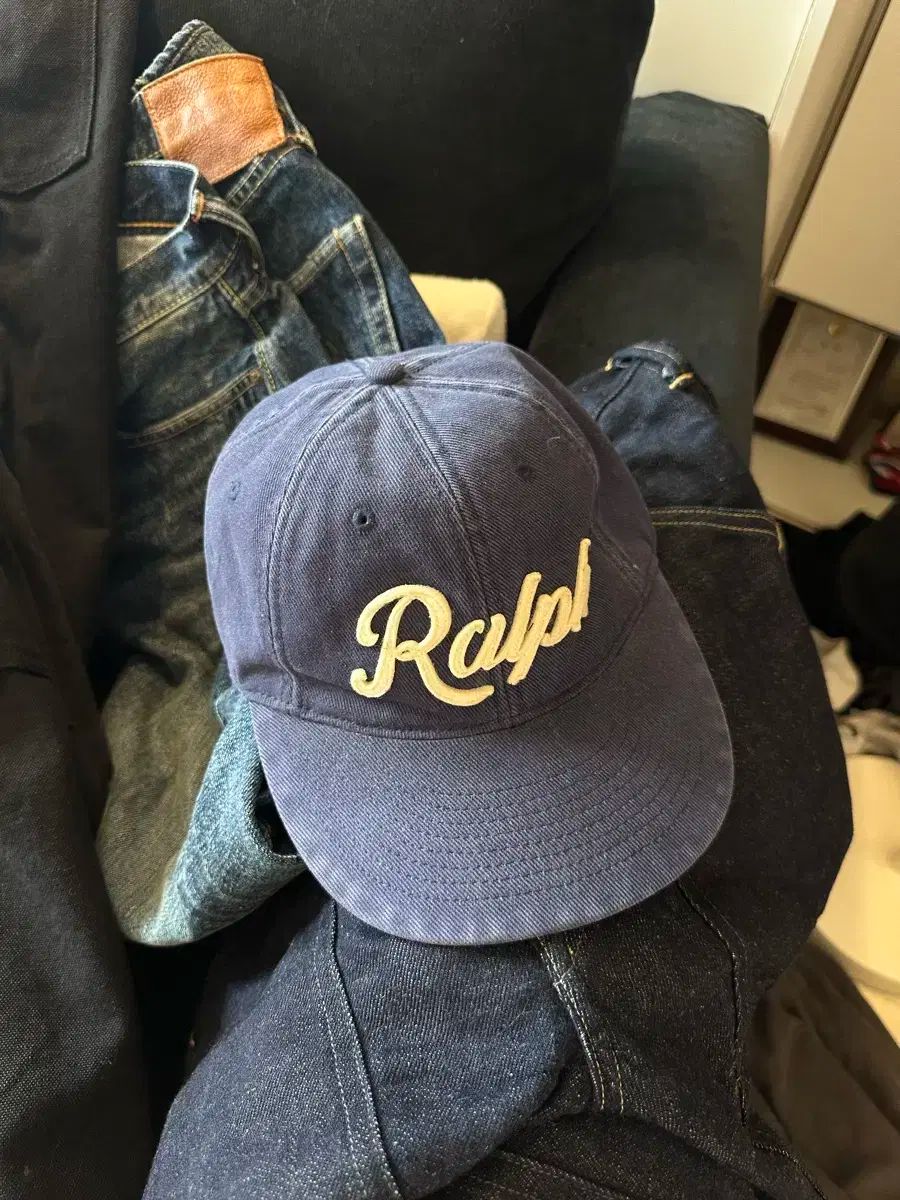 POLO Ralph Lauren ポロ アップリケ ボールキャップ 初版 ネイビー