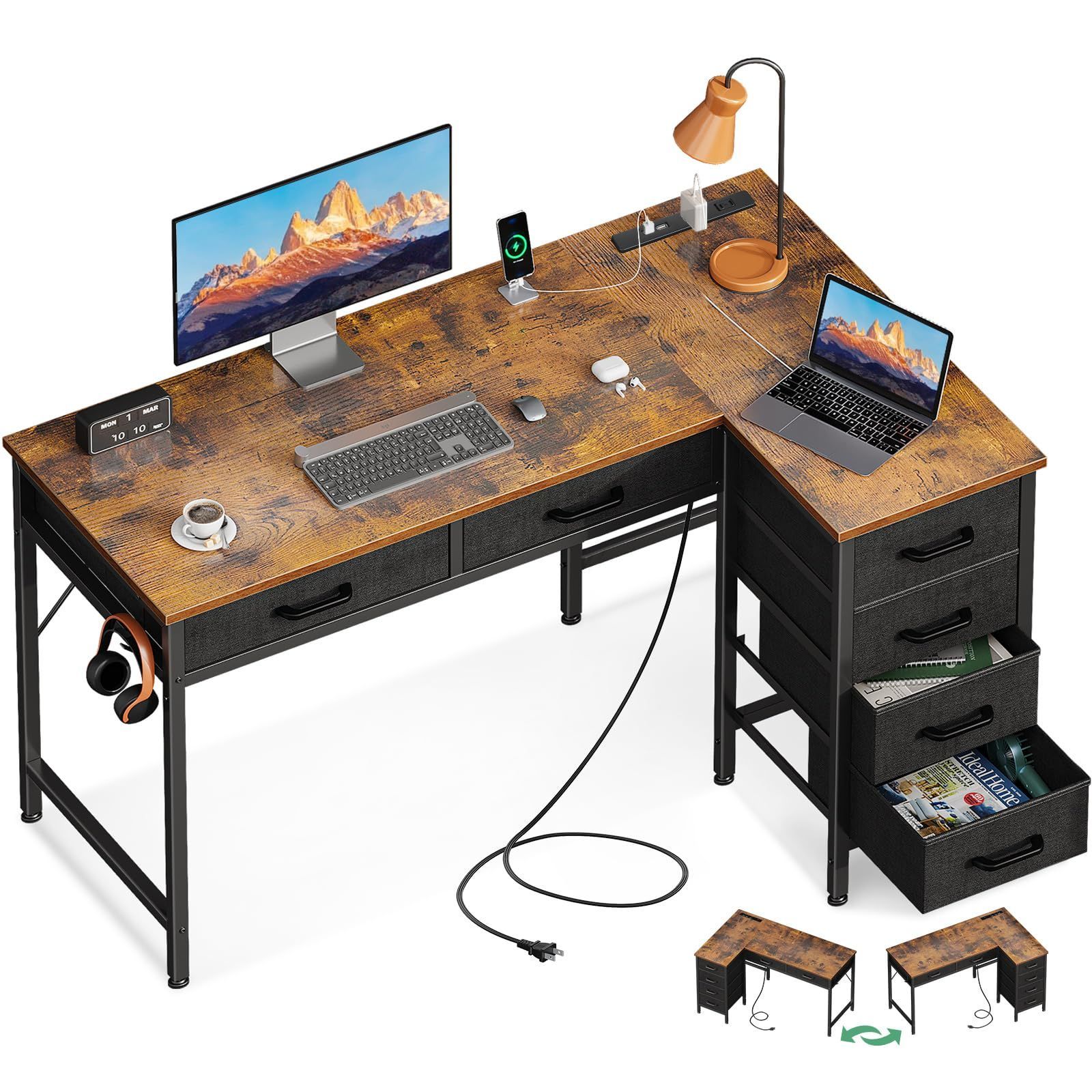 美品】オカムラ K-model サイドシェルフ 865KSS デスクワゴン デスク