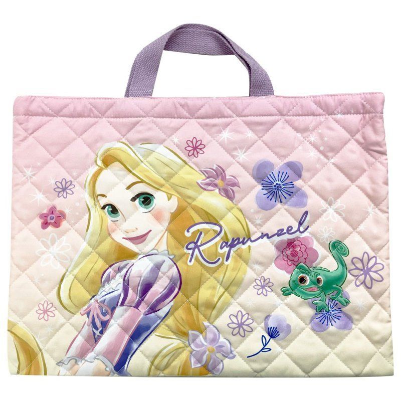 ラプンツェル レッスンバッグ 持ち手付き 巾着 2点 セット ディズニー  