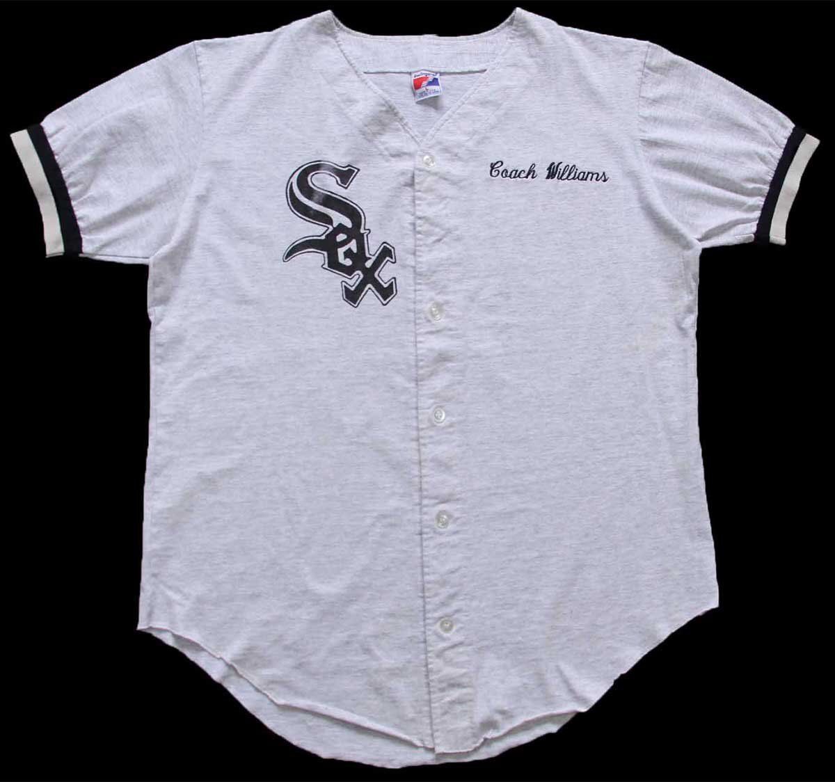 90s USA製 Swingster MLB WHITE SOX Coach Williams 刺繍 ベース