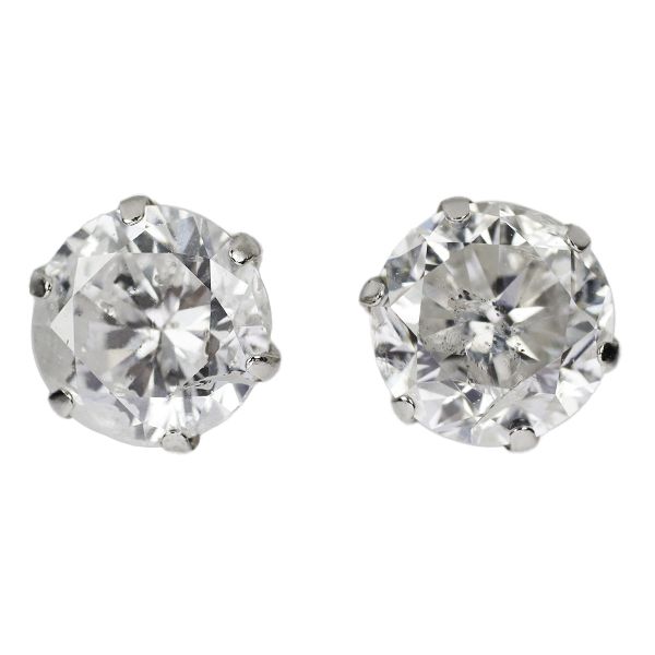 新品 Pt900 LDH ダイヤモンド ピアス 2.183ct F/H I1-2 Poor ピアス  