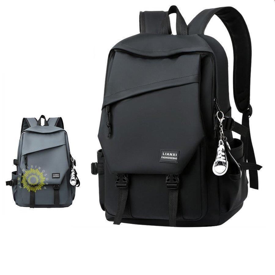 リュック メンズ レディース 通学 大容量 防水 軽量 おしゃれ a4 撥水 通勤 PC収納 デイバッグ シンプル 大きめ 黒 中学生 高校生 大学生  sou