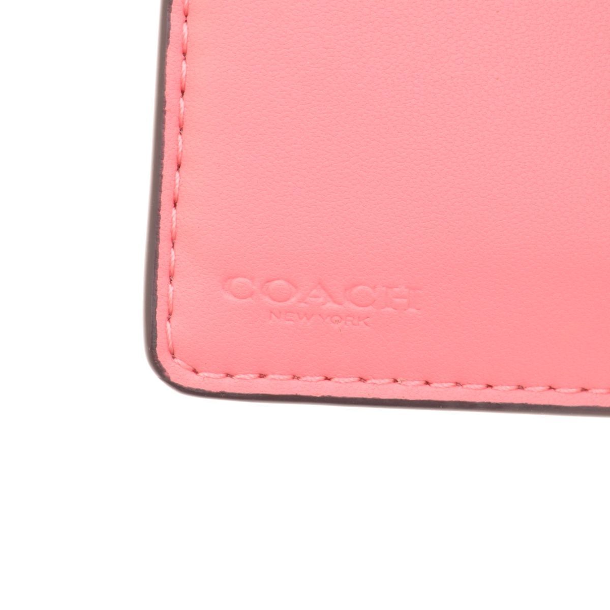 【COACH】アウトレット品 C9934 ミディアム コーナー ジップ ウォレット ヴィンテージローズ 二つ折り財布