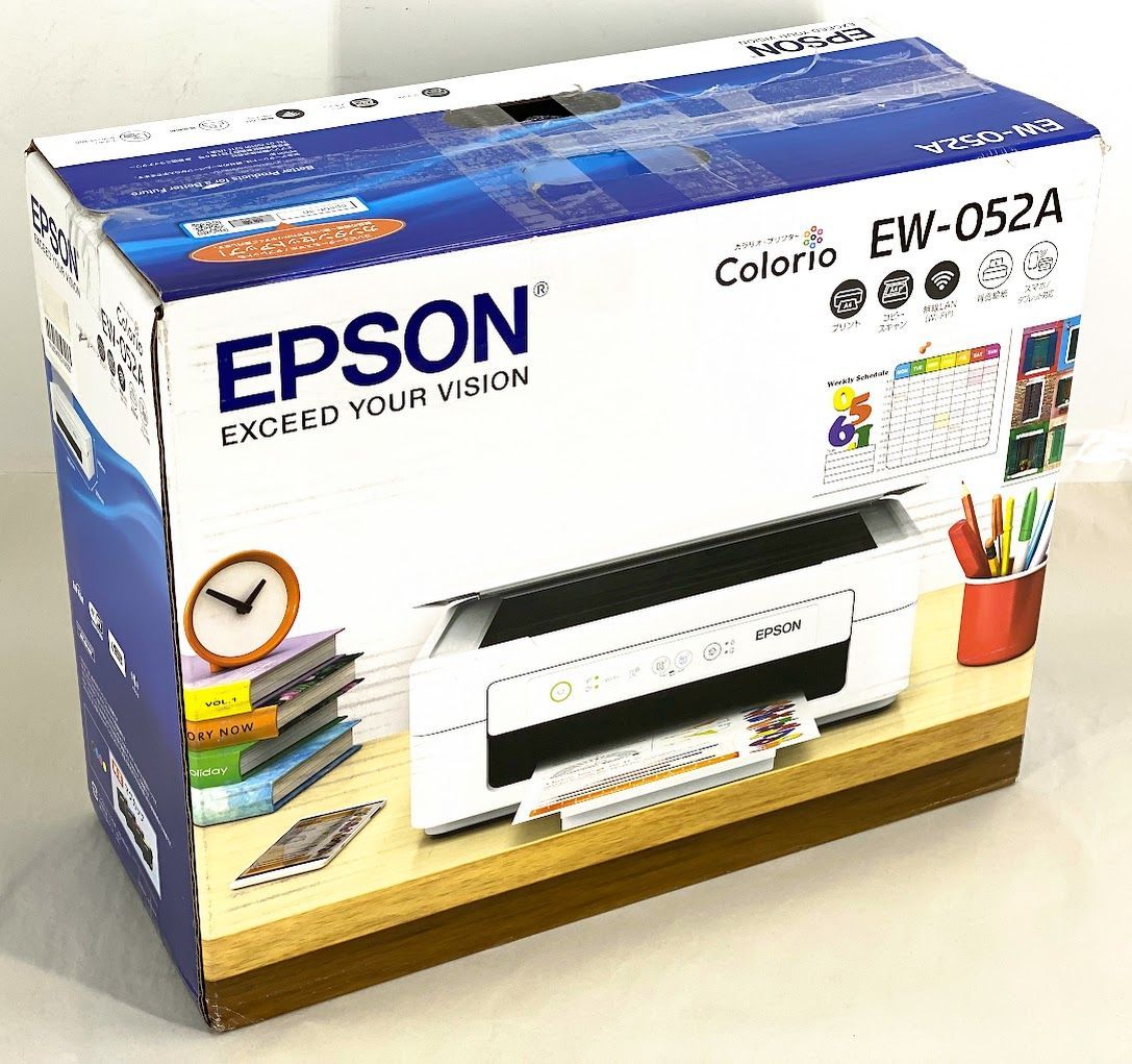 【開封済み・未使用品】 エプソン インクジェット複合機 カラリオ EW-052A F0522 0524ML003 0120240523106220
