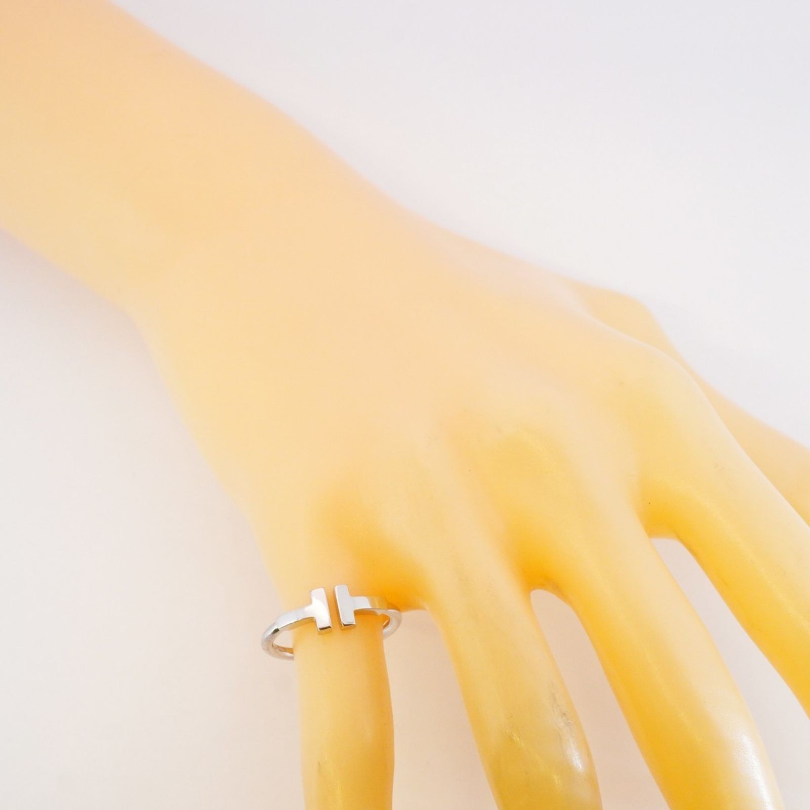 ティファニー Tiffany ティファニー リング Tワイヤー 18KWG ホワイトゴールド 10号レディース FORTGASGNV_COM_BR