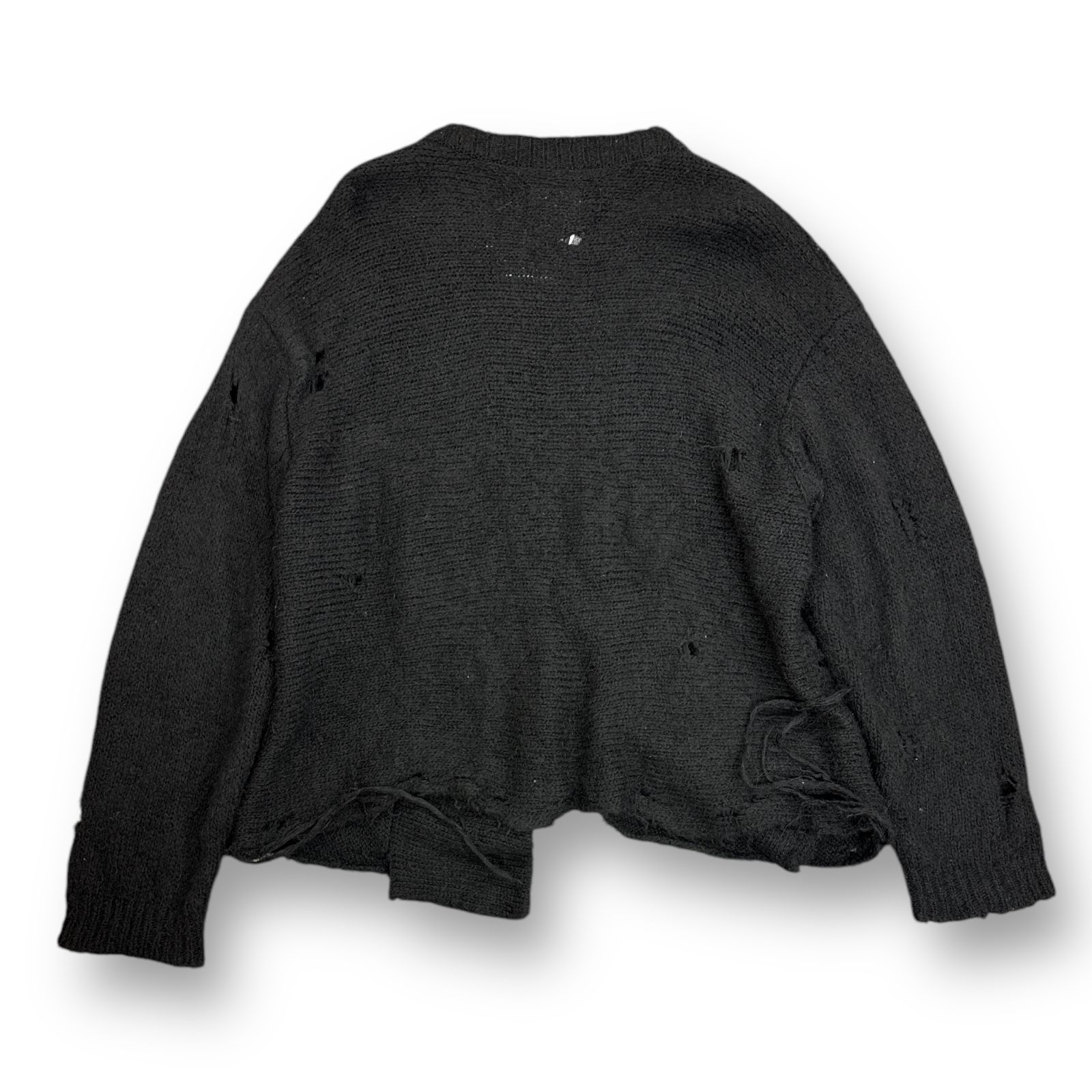 参考上代63800円 doublet 22AW ZIP UP FUR YARN CARDIGAN ジップアップ 