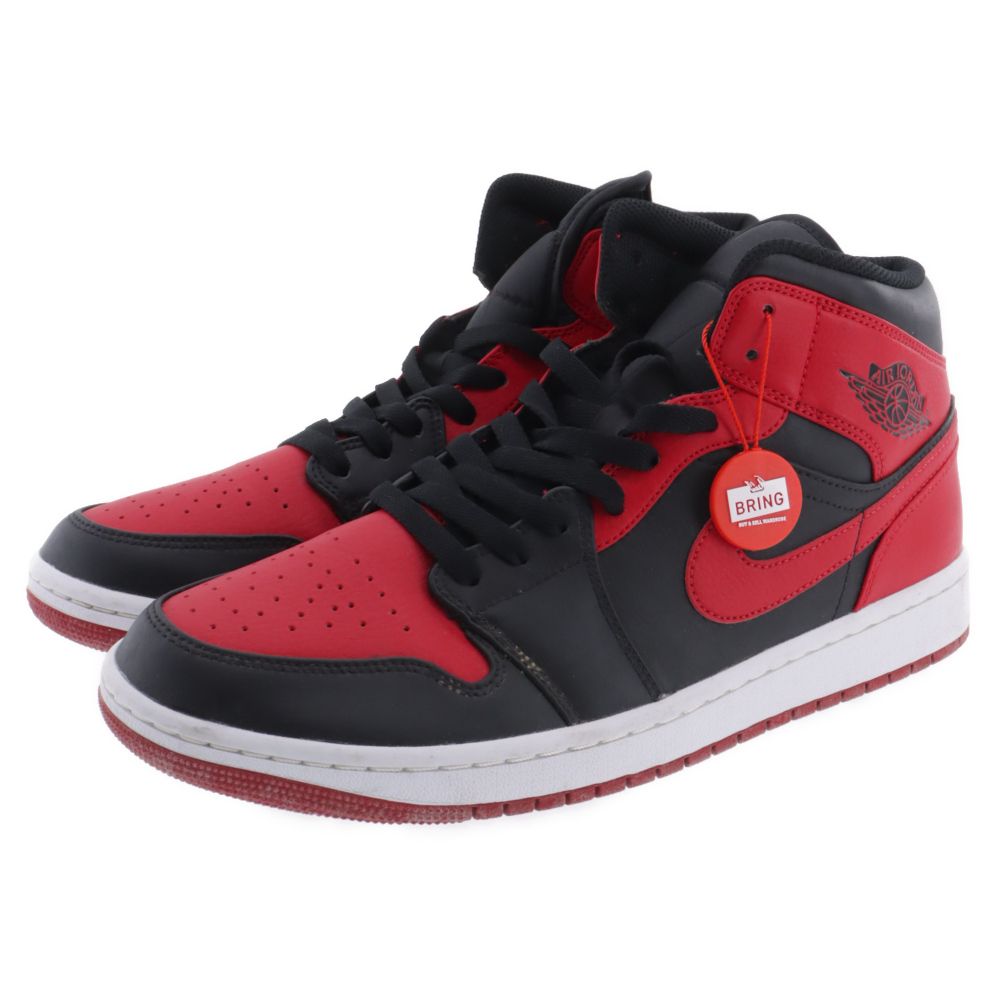 NIKE (ナイキ) AIR JORDAN 1 MID BRED 554724-074 エアジョーダン1