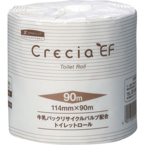 クレシア トイレットペーパー ＥＦトイレットロール ９０ｍシングル