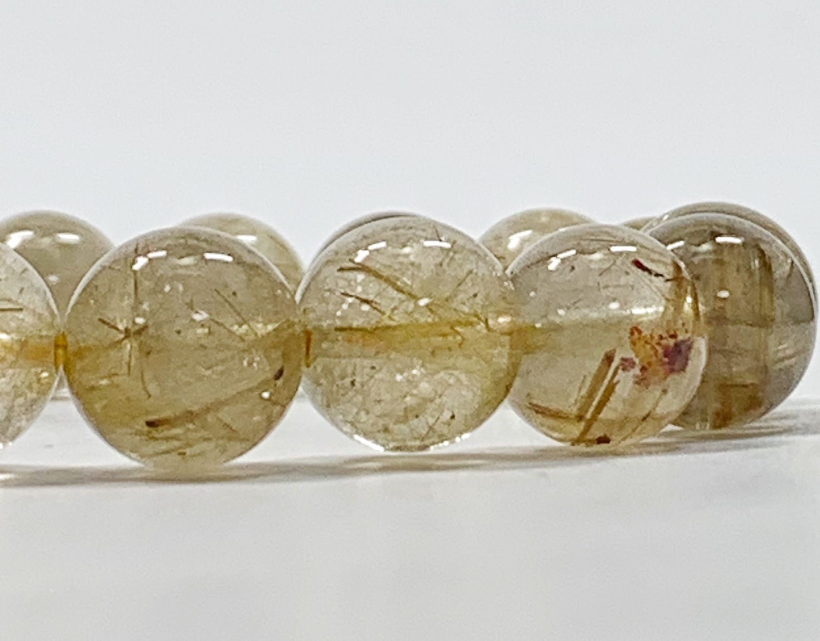 ルチルクォーツブレスレット ra-1025