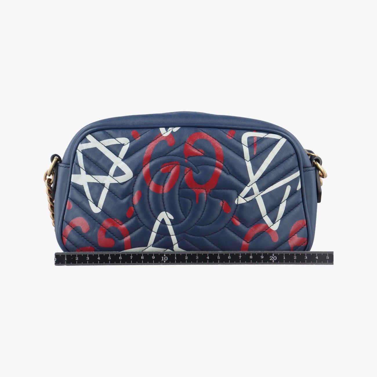 グッチGucciGGマーモントブルーレザー447632F020853260