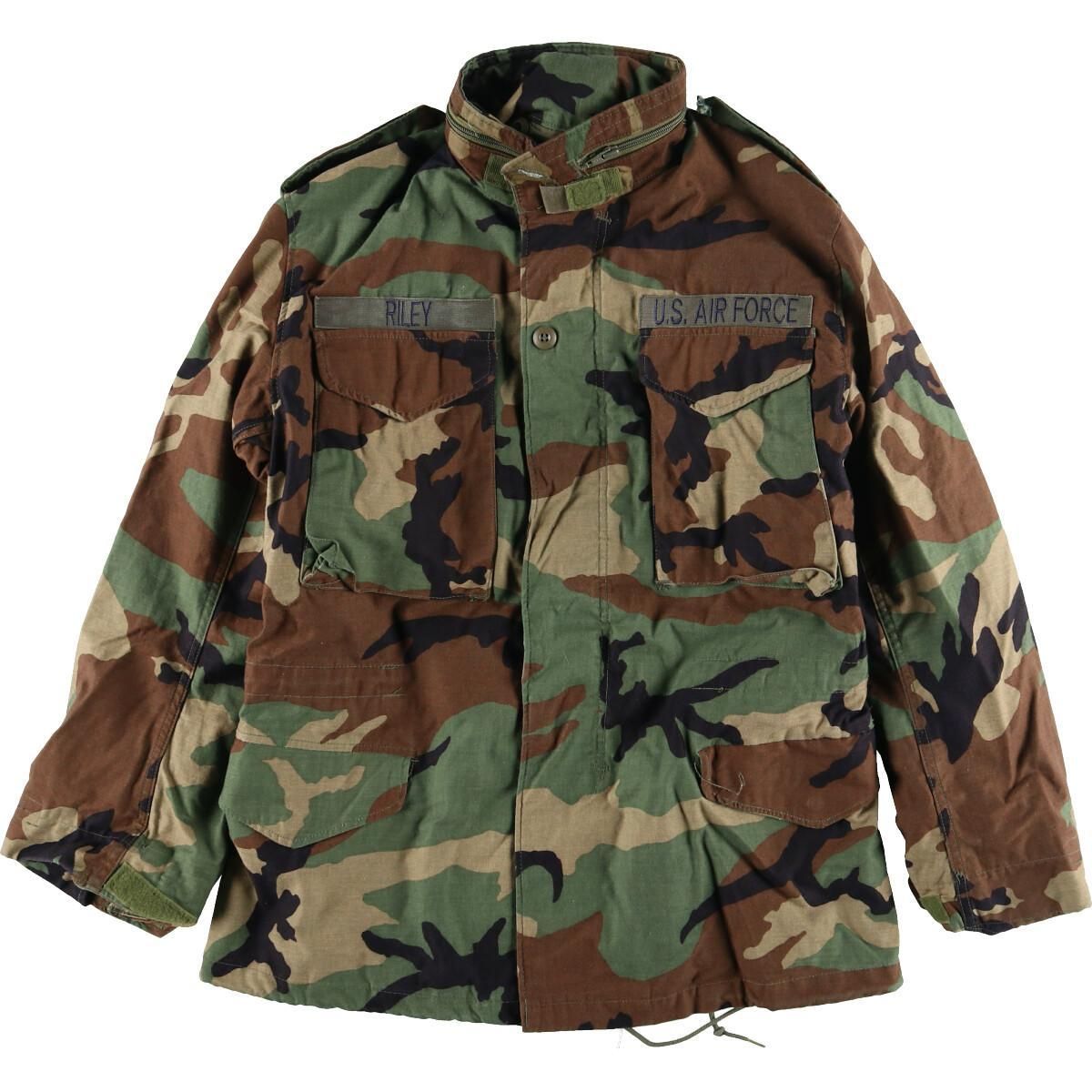 古着 85年納品 米軍実品 U.S.AIR FORCE ウッドランドカモ 迷彩柄 M-65 