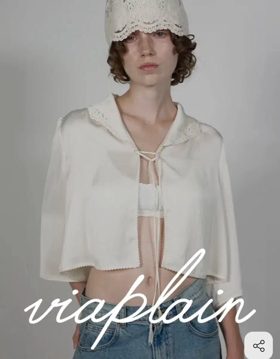 ビアプレーン ブラウス via della blouse jacket