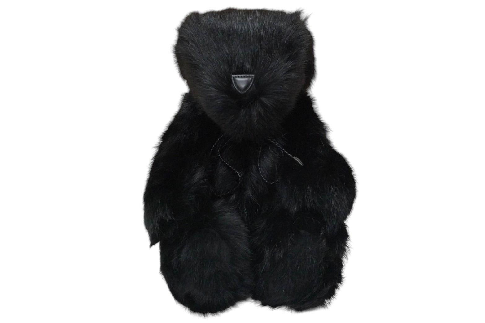 GUCCI - GUCCI グッチ GGキャンバス ぬいぐるみ 人形 テディーベア クマ ブラック 黒 7077722 美品 中古 56020 極美品 GUCCI グッチ GGキャンバス ファー ぬいぐるみ 人形