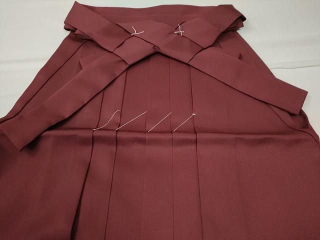 平和屋着物○女性 行灯袴 総刺繍 花唐草文 葡萄色 卒業式 洗える