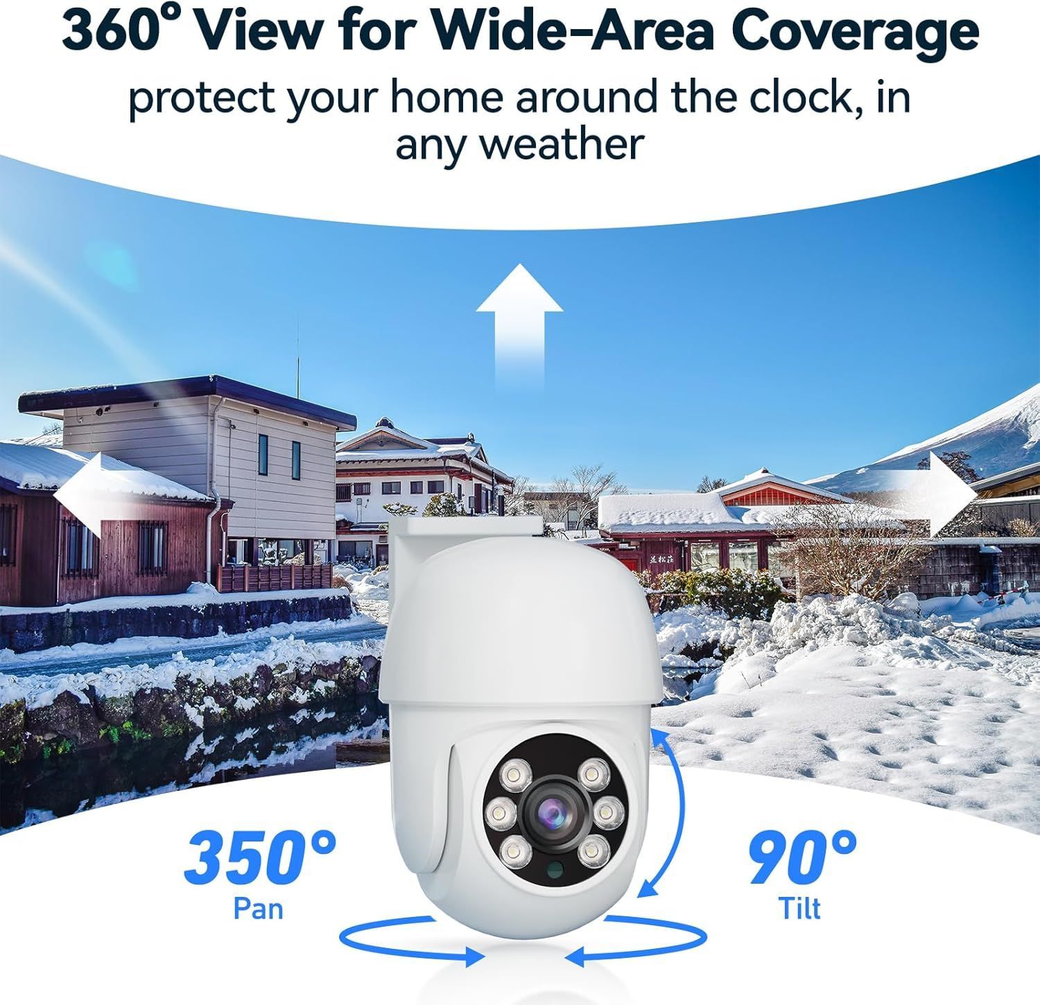 2025最新モデル*防犯カメラセット 4台分 400万画素 屋内 屋外IP66防水 監視カメラ 遠隔監視-動体検知 暗視撮影 H.265 映像圧縮技術 双方向音声 AHDセット