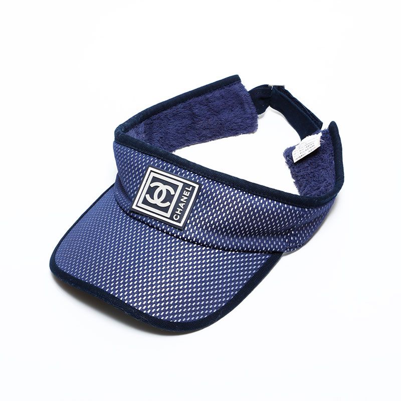CHANEL シャネル その他帽子 コットン スポーツライン サンバイザー