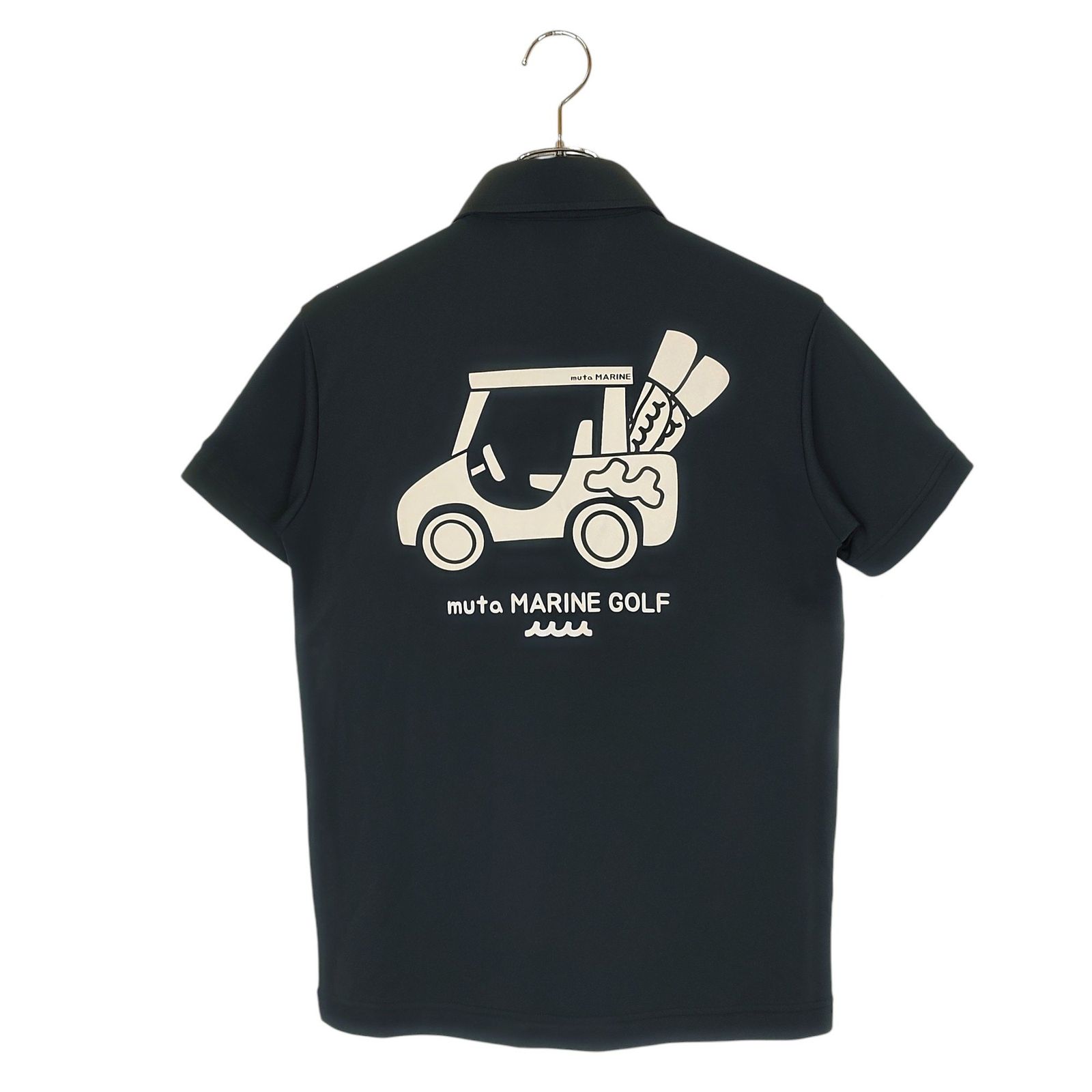 新品タグ付き✨2XL ムータマリン ポロシャツ ゴルフウェア バックプリント muta MARINE GOLF ムータ マリン ゴルフ バック プリント 半袖