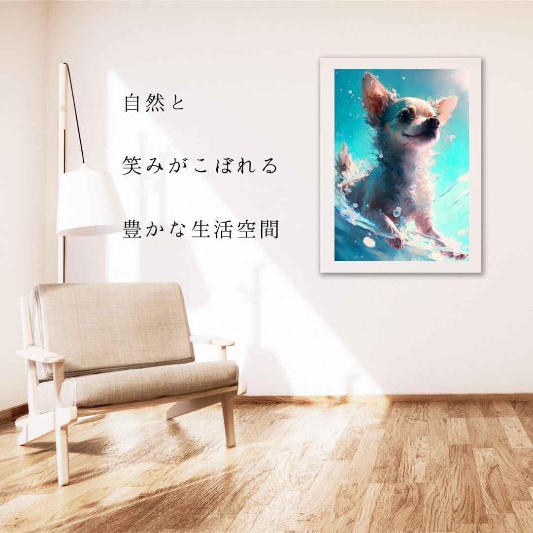 【チワワ】アクリル画 F4 風景画 絵画 チワワ】アクリル画 F4 風景画 絵画 チワワ】アクリル画 F4 風景