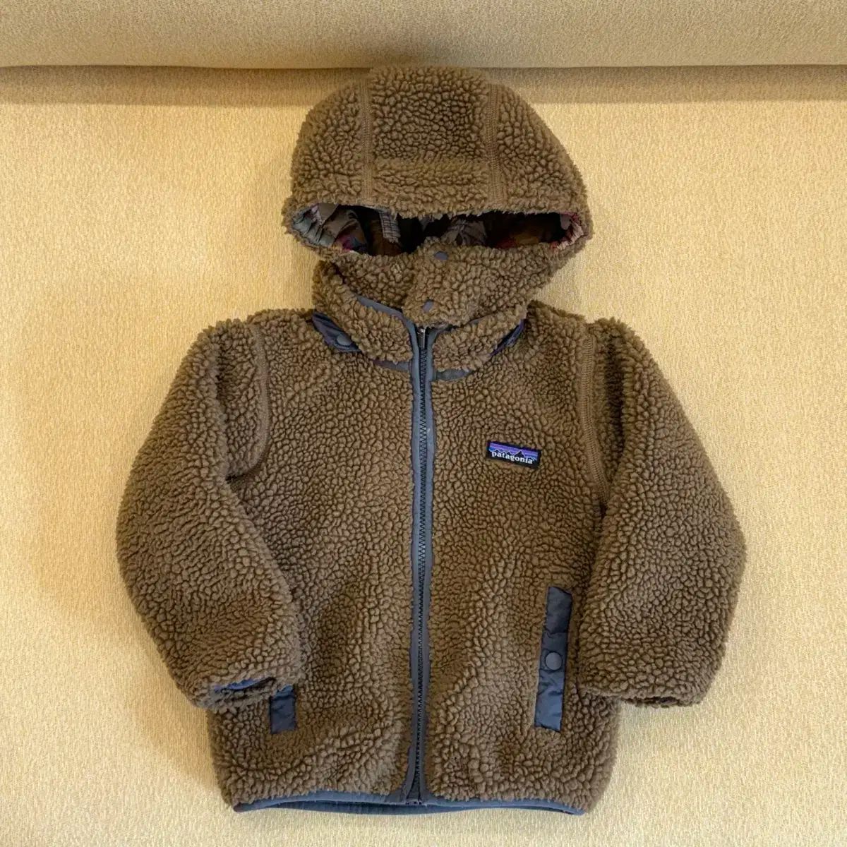パタゴニア キッズ リバーシブル コットン ダウン アウター 3T