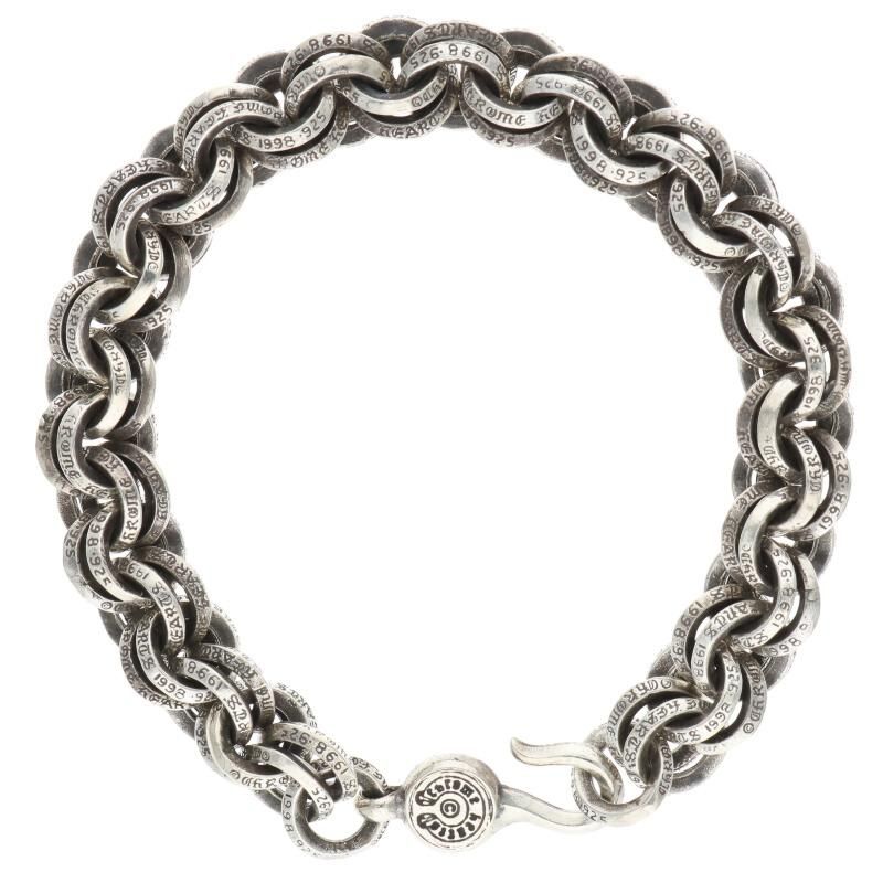 RING|ダブルBリング シルバーブレスレット