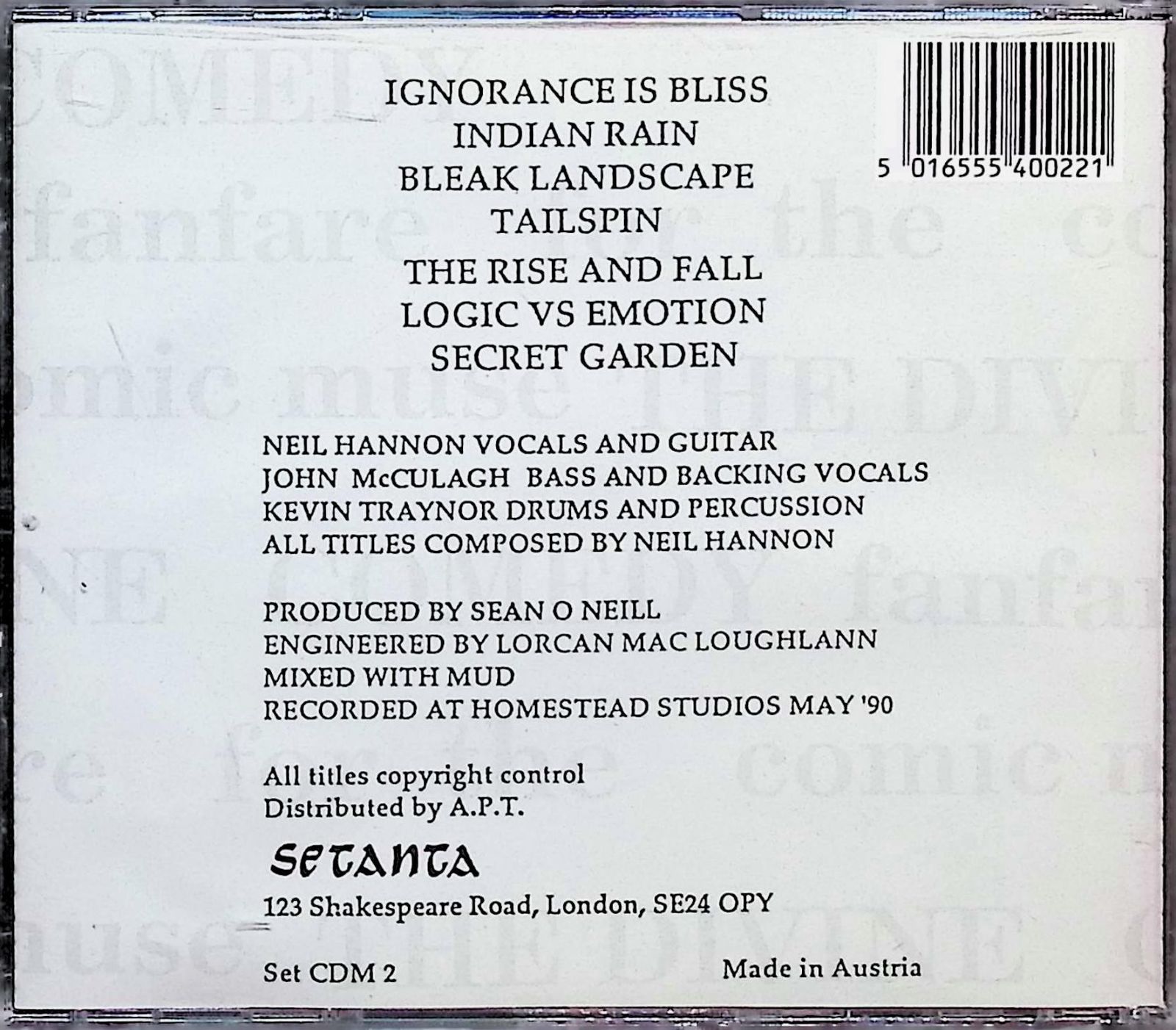 Fanfare for the Comic Muse / ザ・ディヴァイン・コメディ (CD