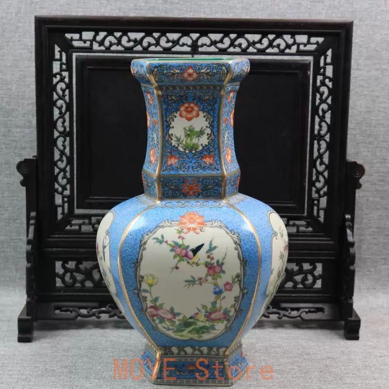 琺瑯彩浄水瓶 陶磁器 現代工芸品 美術品 装飾品 置物 琺瑯彩浄水瓶 陶磁器 現代工芸品 美術品 装飾品 置物 - メルカリ