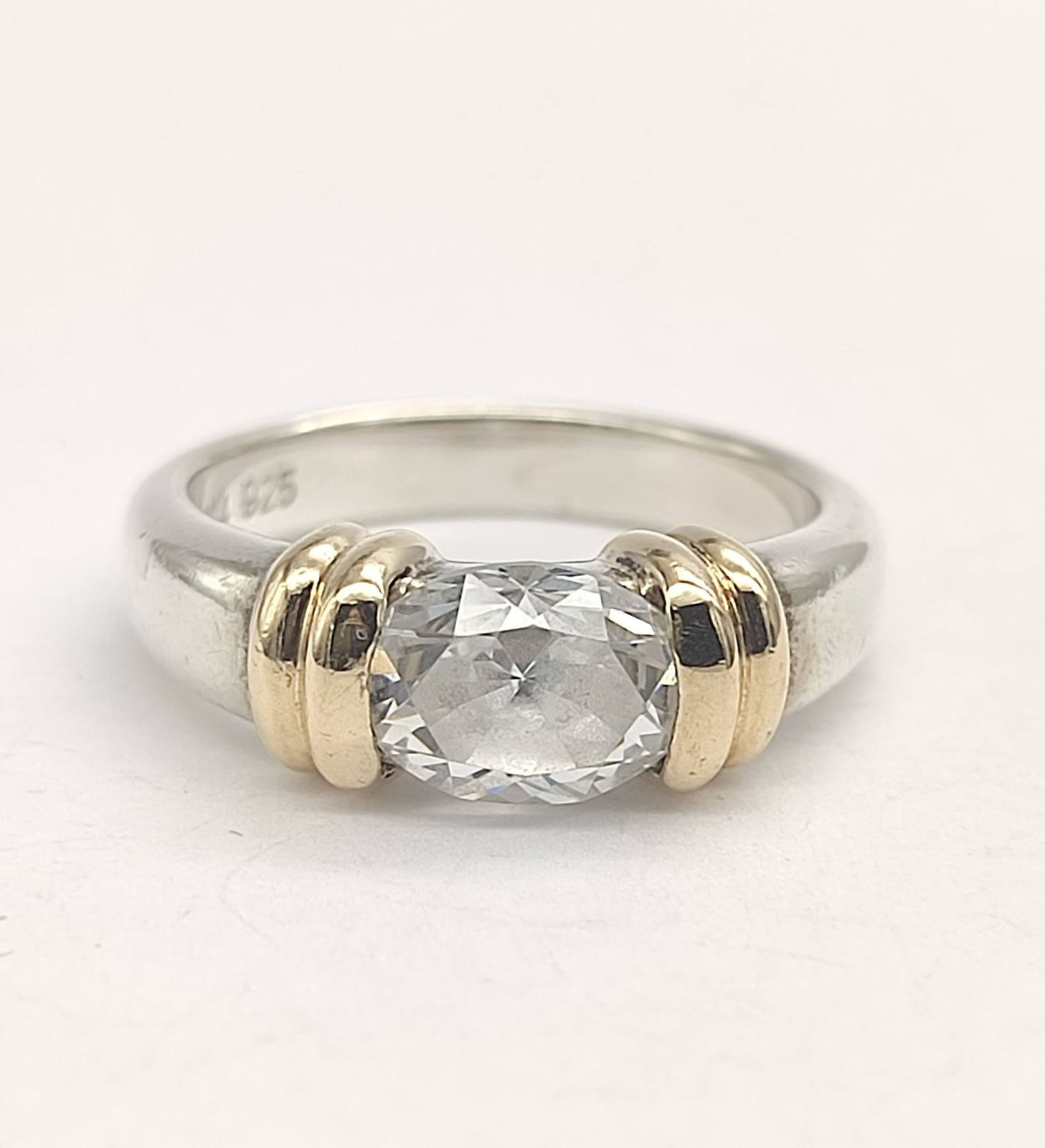 美品】STAR JEWELRY スタージュエリー コンビリング K14×シルバー925 