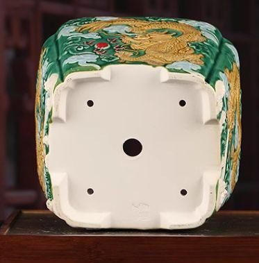 浮彫彩竜紋鉢 盆栽鉢 植木鉢 小品盆栽鉢 大品盆栽鉢 浮彫彩竜紋鉢 盆栽鉢 植木鉢 小品盆栽鉢 大品盆栽鉢 - メルカリ