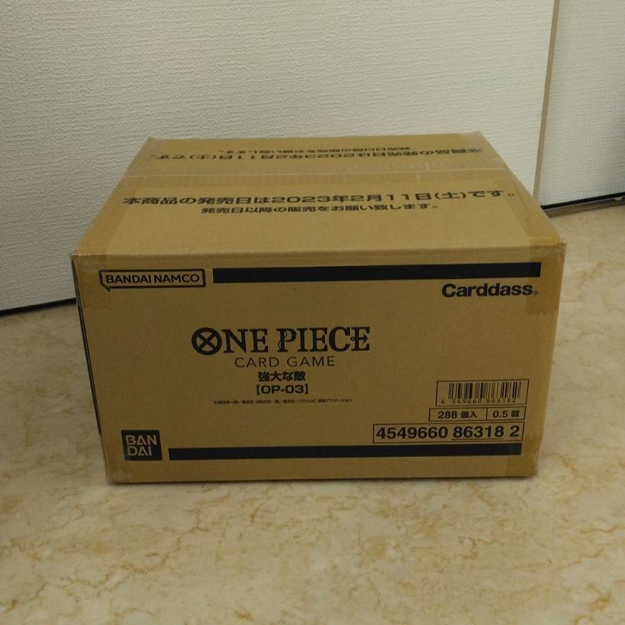 ワンピース カードゲーム 強大な敵 OP-03 1カートン 未開封 - メルカリ