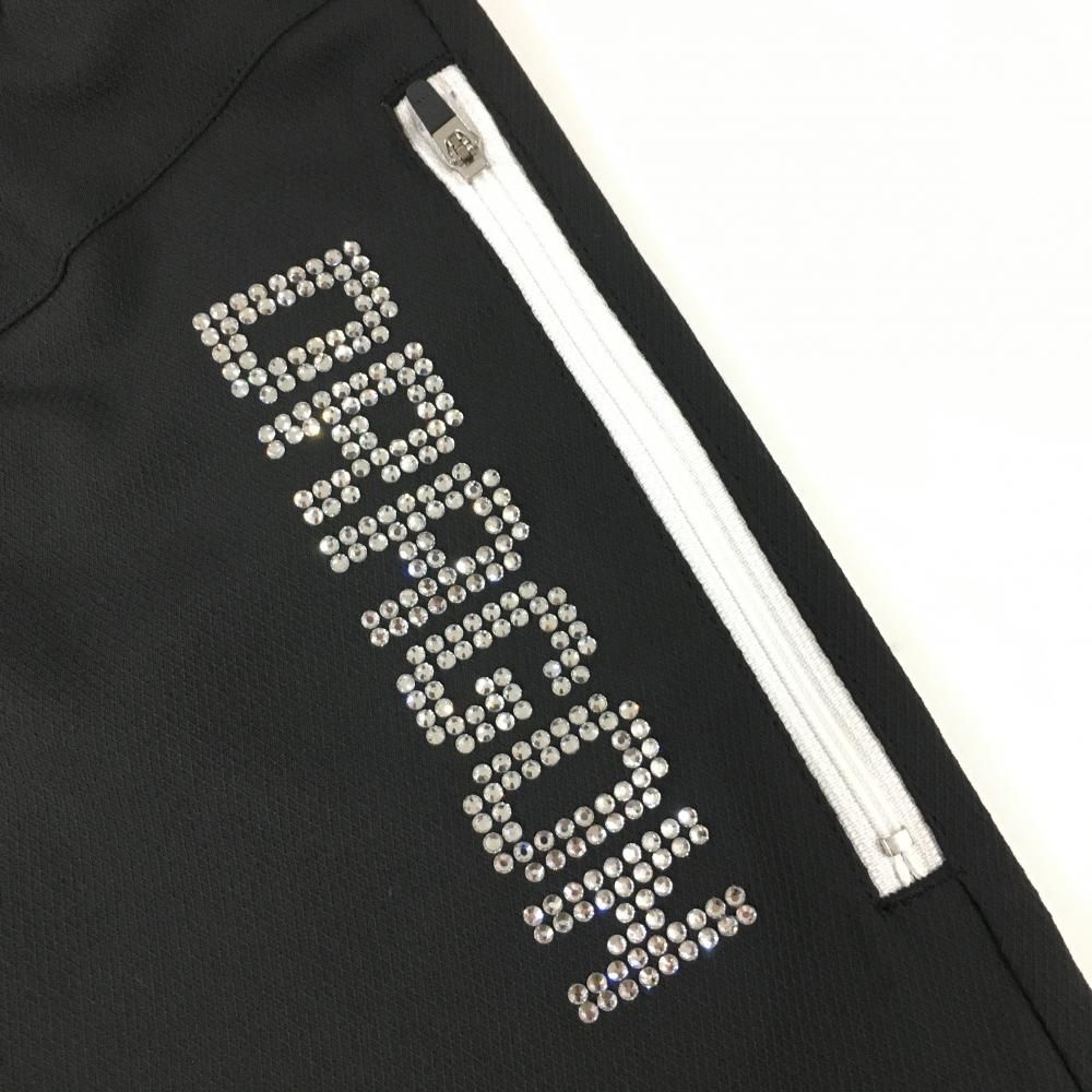 超美品】ダンスウィズドラゴン パンツ 黒 ストレッチ ラインストーン