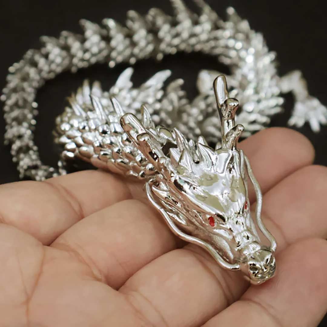 風水 龍神 -輝煌龍渦- 置物 ゴールド シルバー 干支 辰 福 龍 竜