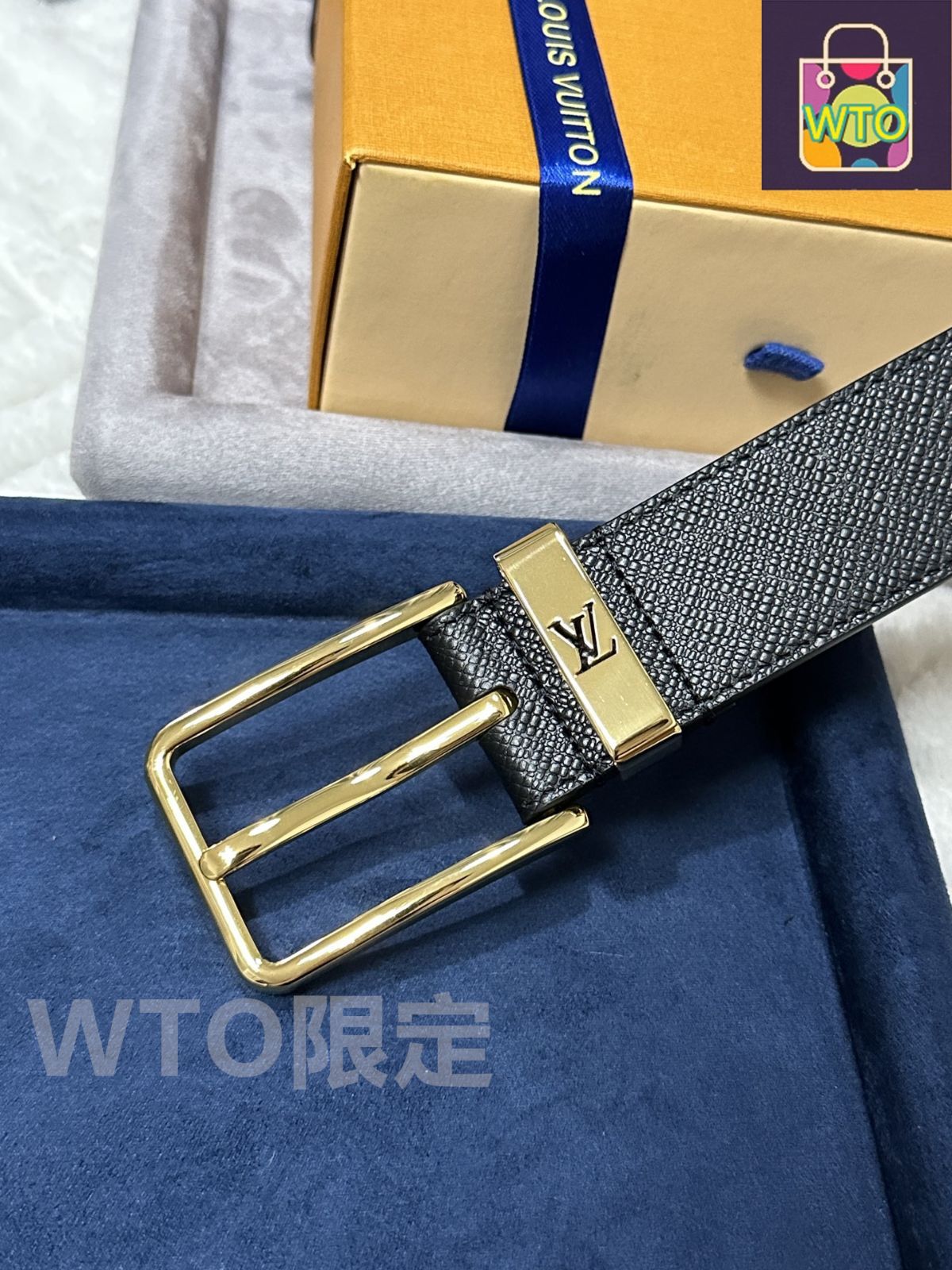 今日WTO】Louis Vuitton ルイヴィトン レザーベルト-LB16 - メルカリ