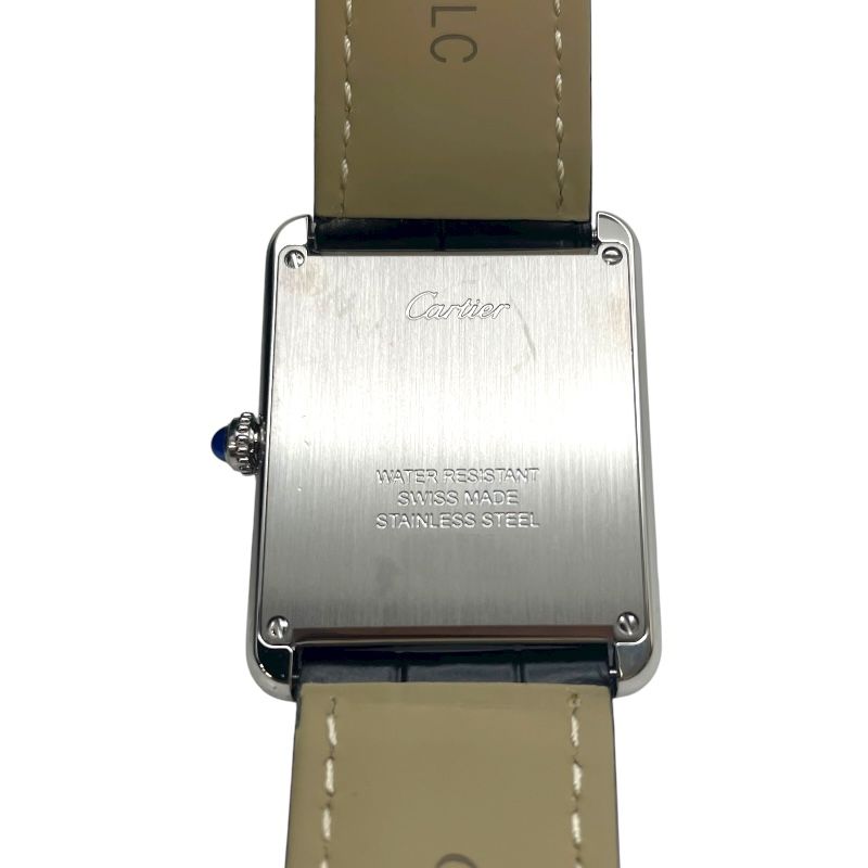 カルティエ Cartier タンク ソロ LM W5200003 ホワイト SS メンズ 腕時計