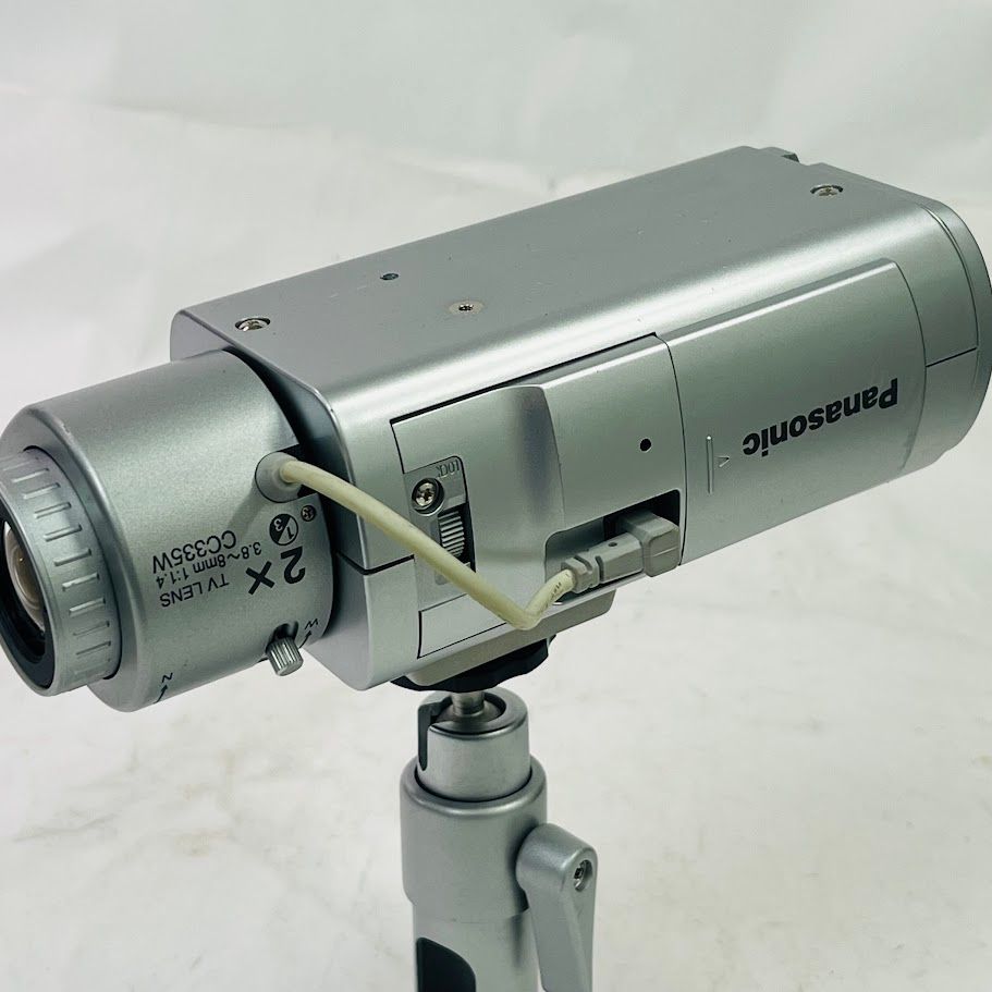 動作確認済】【中古】Panasonic WV-CP50V カラーテルックカメラ