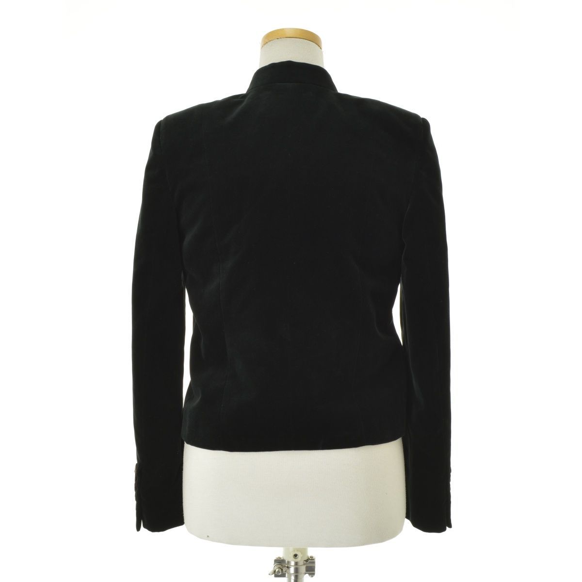 SAINTLAURENTPARIS】2014 353674 Y224E ベロア ショートテーラード